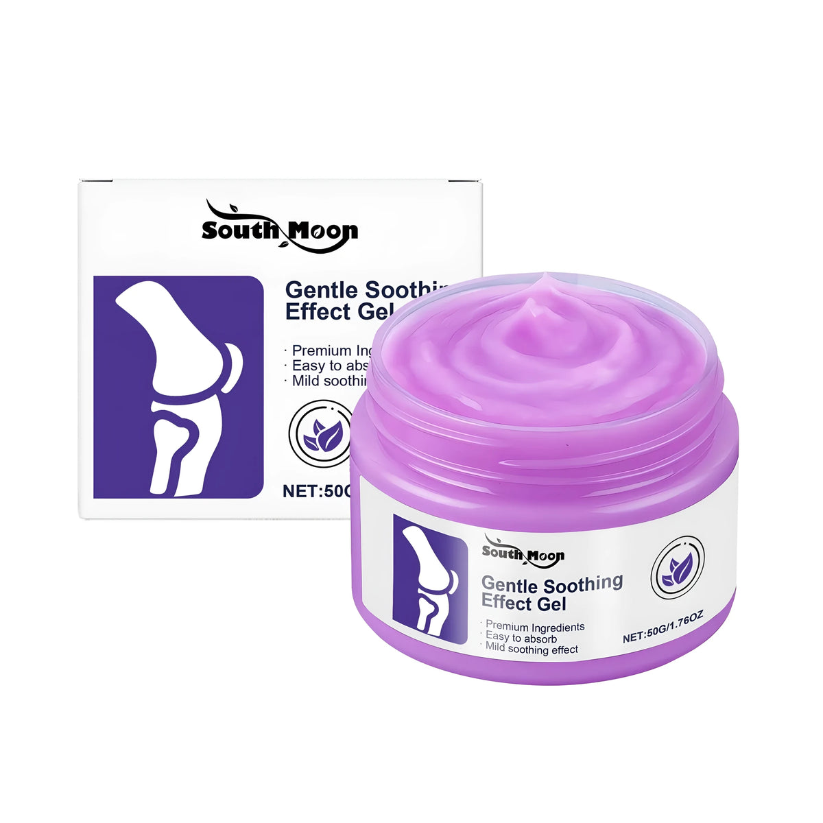 Gentle Soothing Effect Gel tube 50g with menthol and emu oil for cooling skin relief