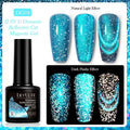 Diamond In The Debris Cat Eye Series UV Gel Polish bottle in one of six colour styles with nail glue.