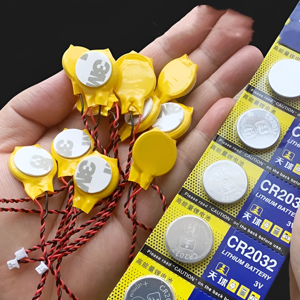 CR2032 3V lithium coin cell battery for notebook and desktop computer motherboards