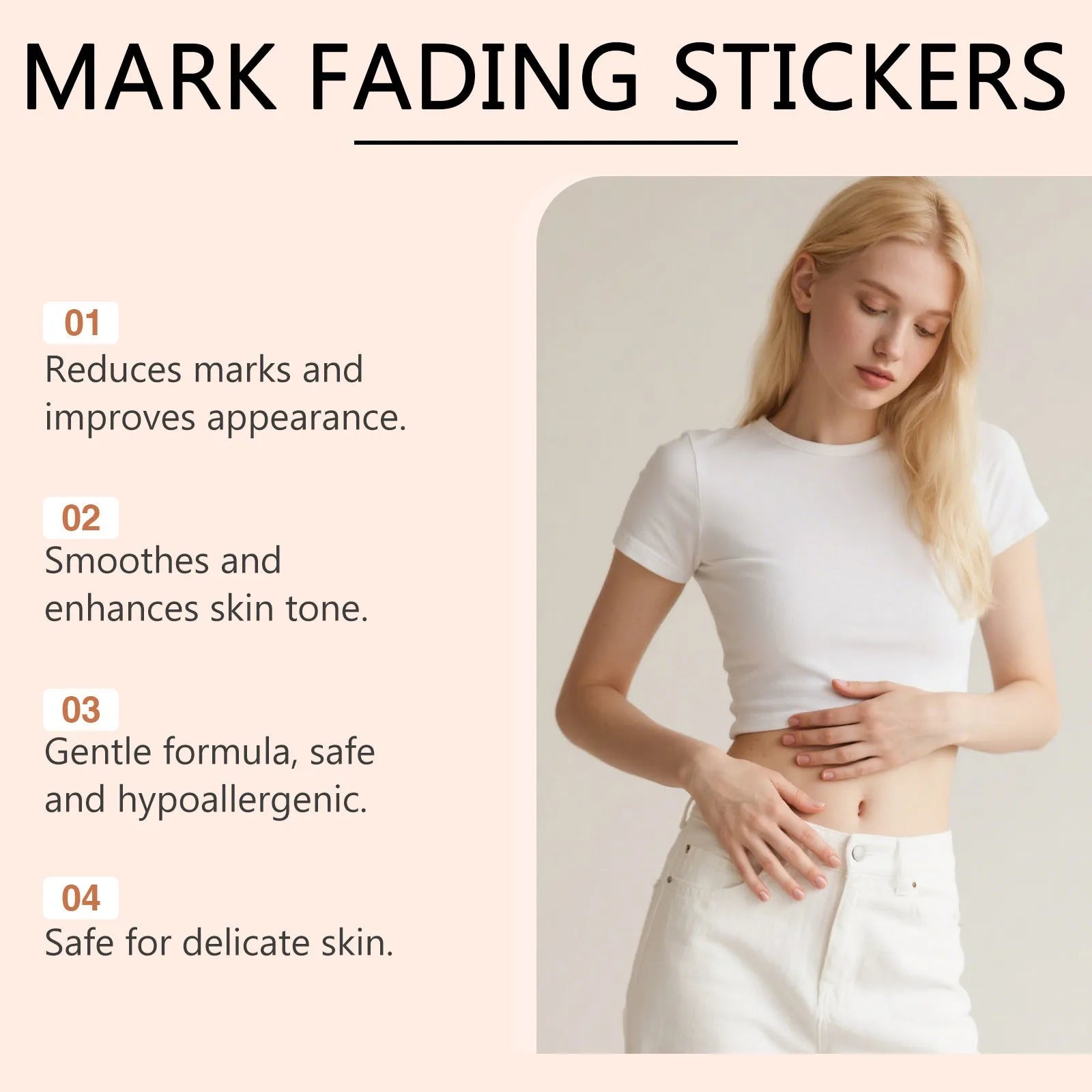 One roll of body skin imperfection cleansing care patch with tea tree oil and mint leaves