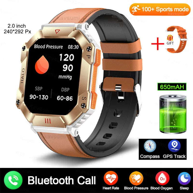 Android GPS fitness smart watch for women with titanium alloy case and multiple strap options