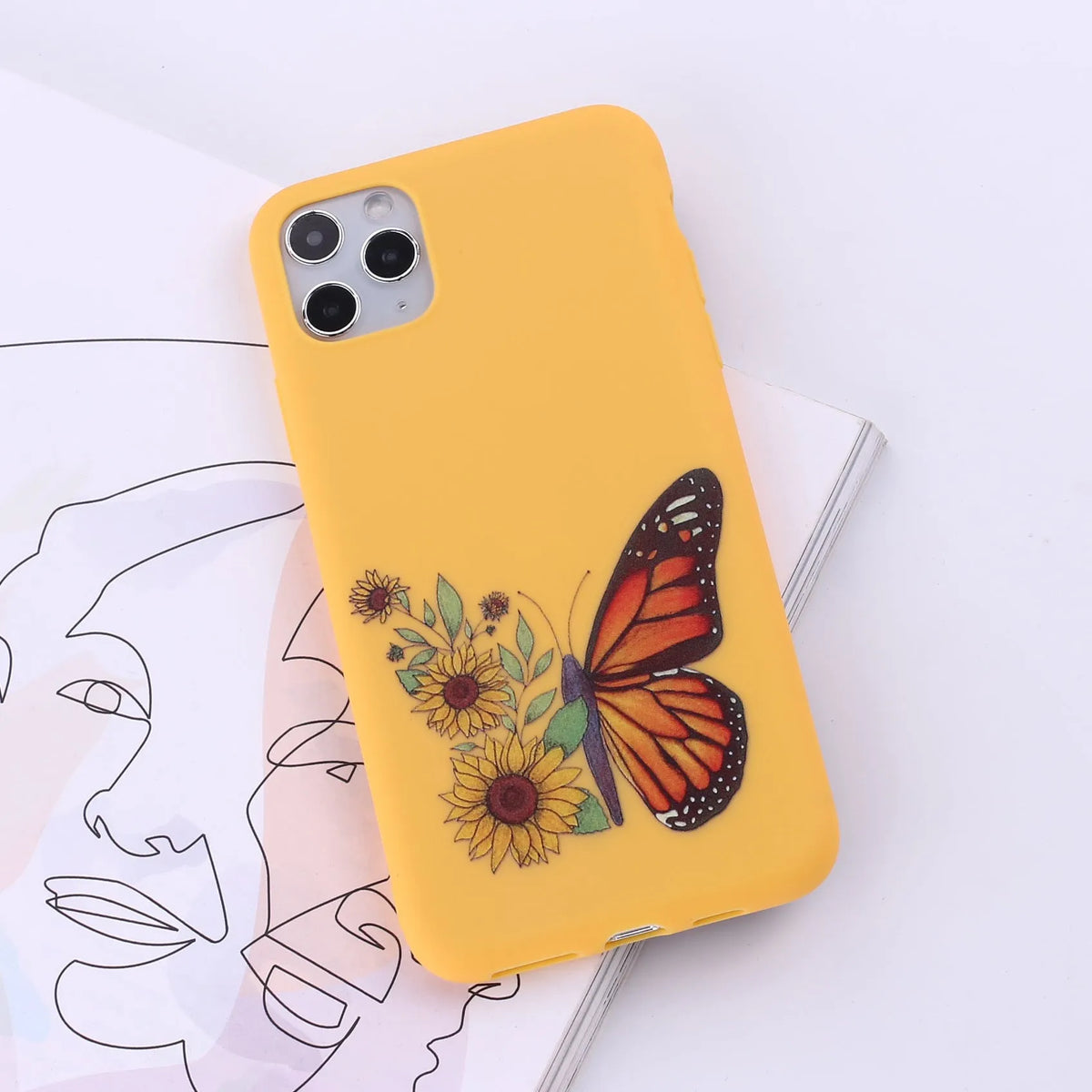 Apple iPhone mobile phone case in various colours showing TPU flexible construction