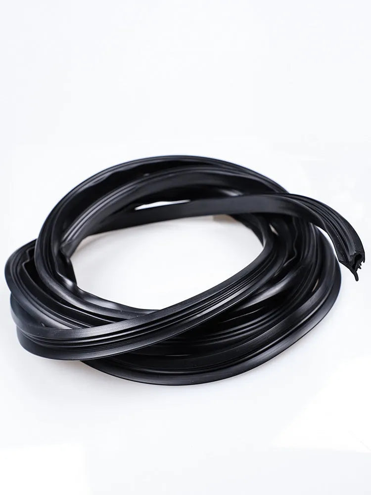 Silicone dashboard soundproof seal strip for Outlander with integrated card slots, 1.6 metres long.