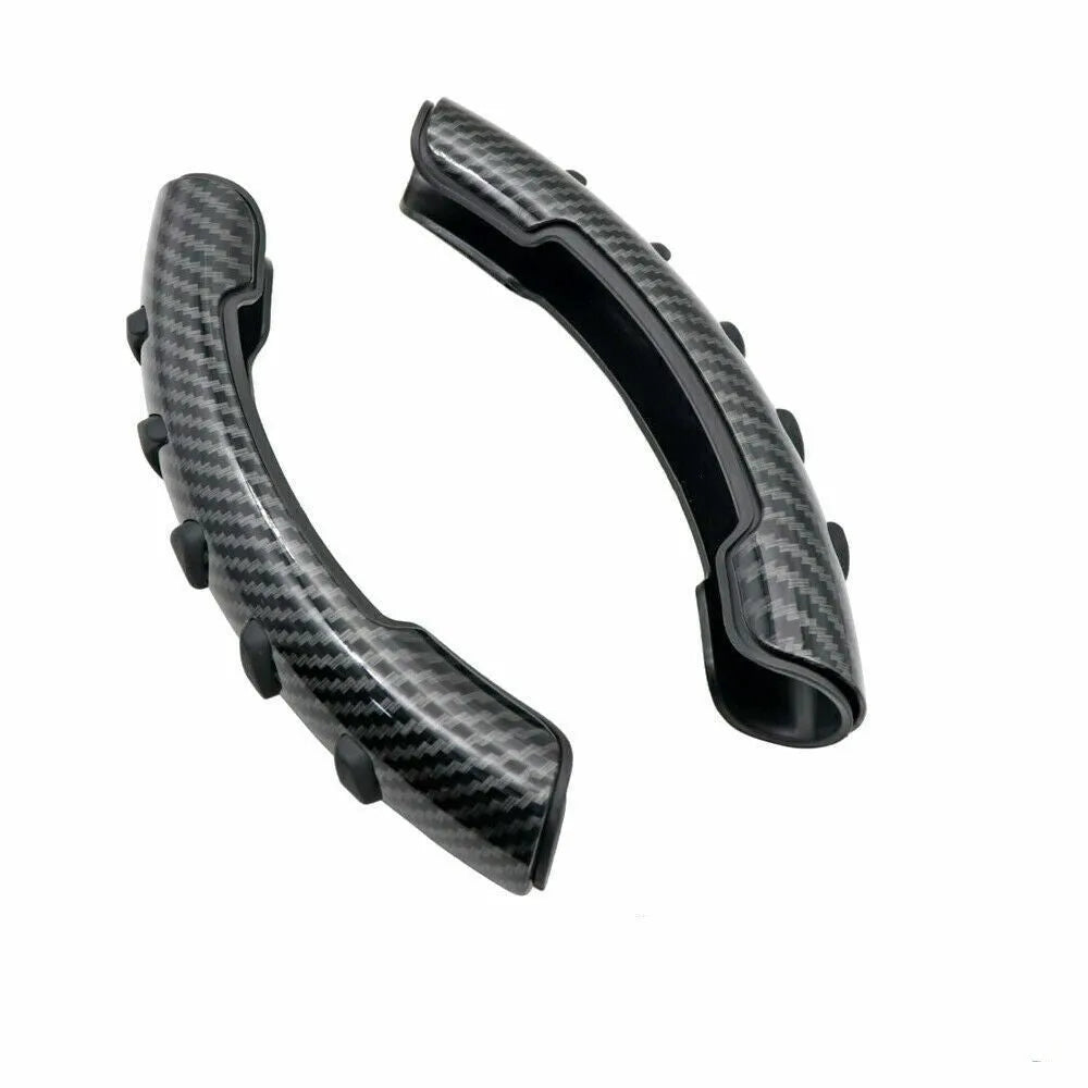 Carbon fibre black steering wheel anti-slip sleeve for 38cm diameter wheels