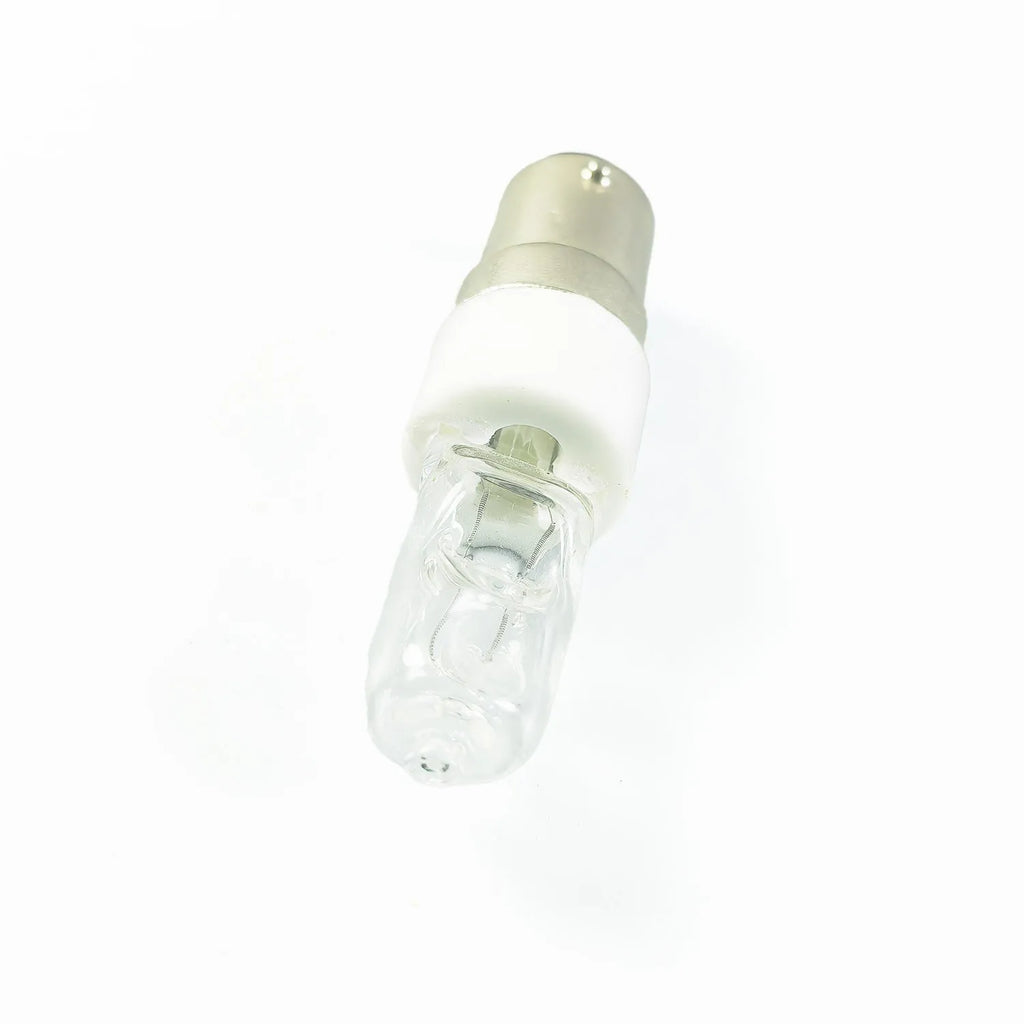 220V 75W BA15D halogen oven lamp with 60mm length and 500°C heat resistance