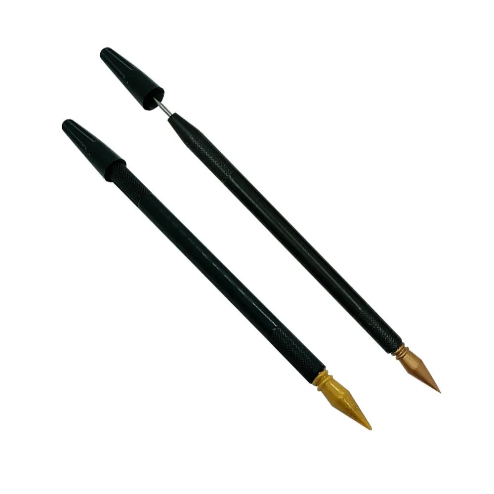 Black plastic scratch art pen tool for children's drawing and scratch paper creative projects