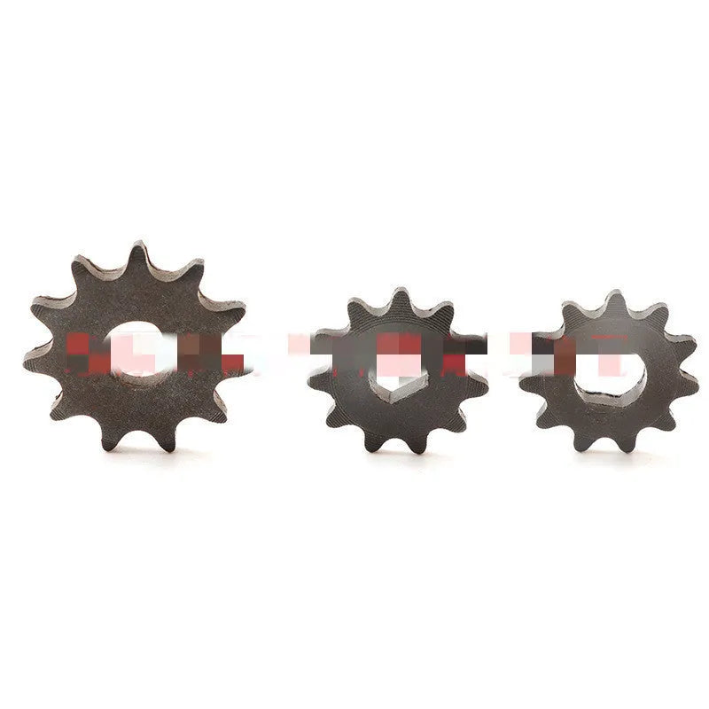 Cast iron 11-tooth non-circular motorcycle gear for 25hT8F chain reduction systems