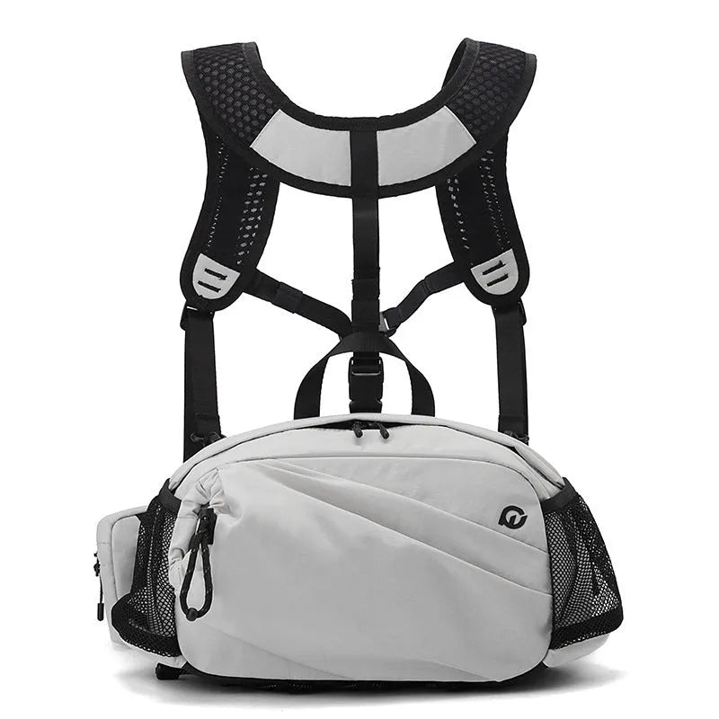 Unisex adjustable waist backpack in Army Green colour with strap adjustment