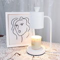 European style metal aromatherapy wax melting lamp with dimmer switch