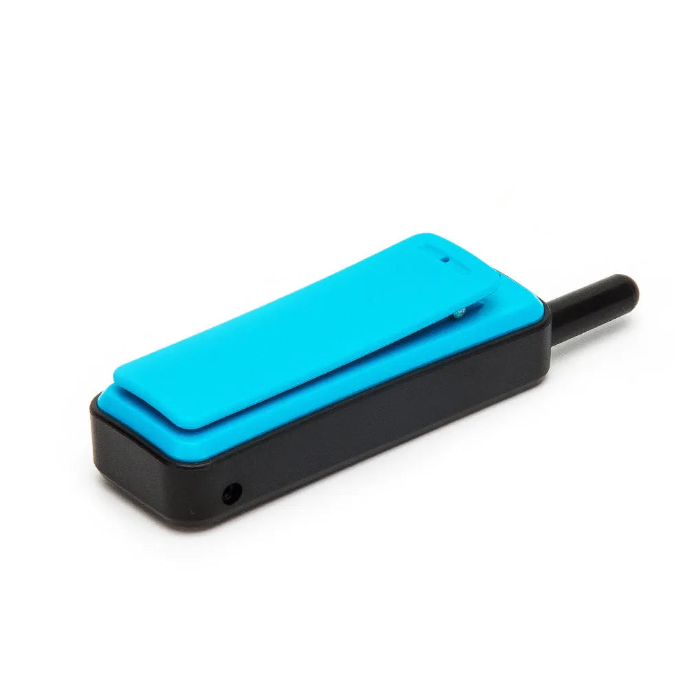 Mini walkie talkie hanging ear model in picture colour, 92x27x14mm, 2W output