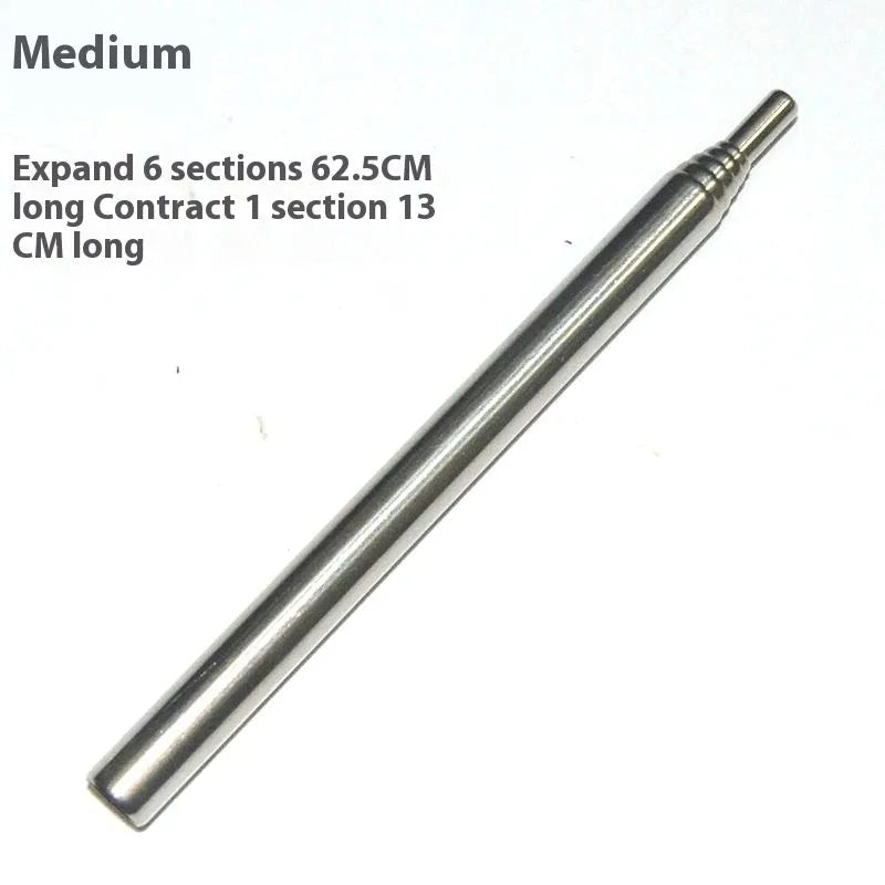Stainless steel outdoor fire blowing stick for camping picnic cookware in large medium and small sizes