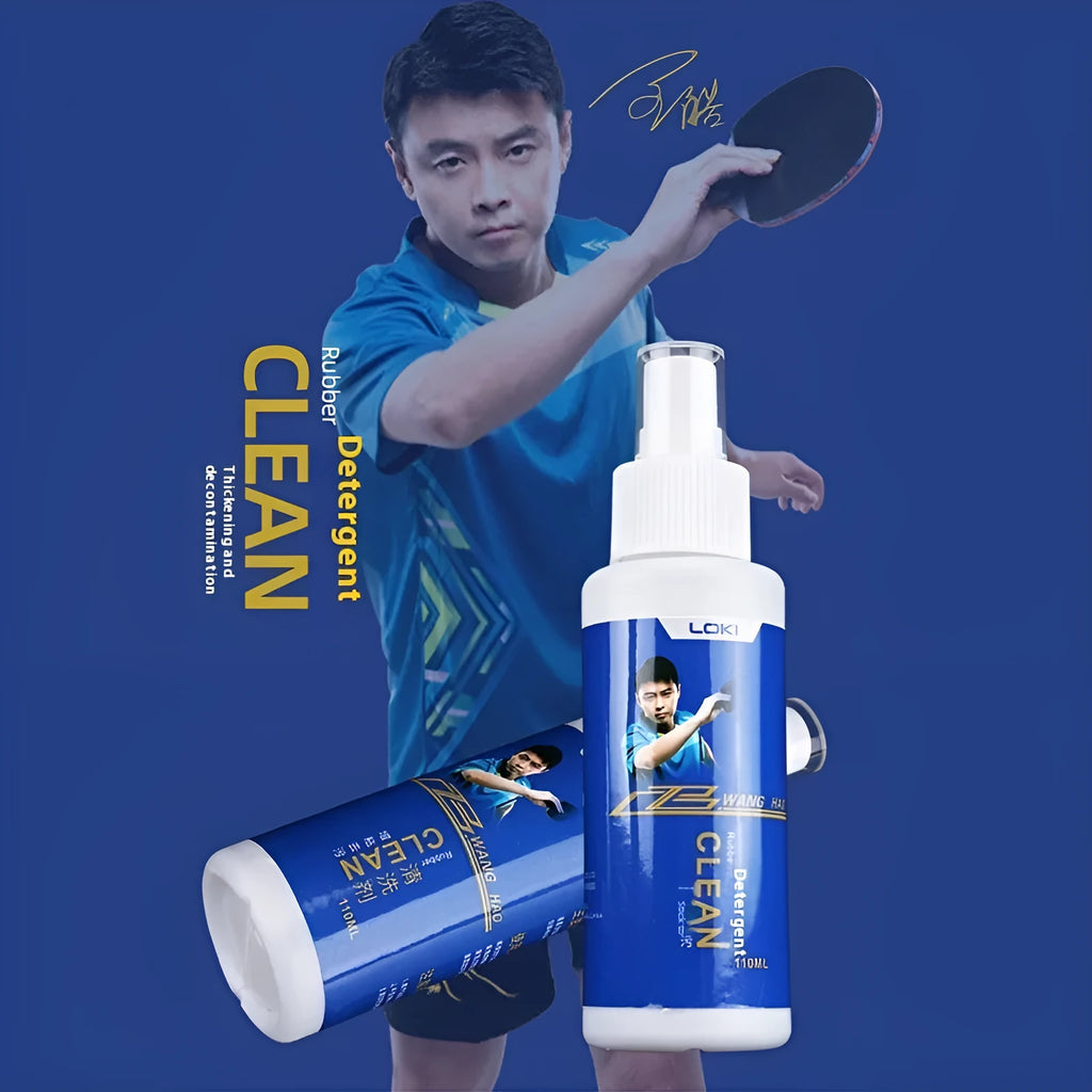 110ml table tennis rubber cleaning liquid with sponge applicator