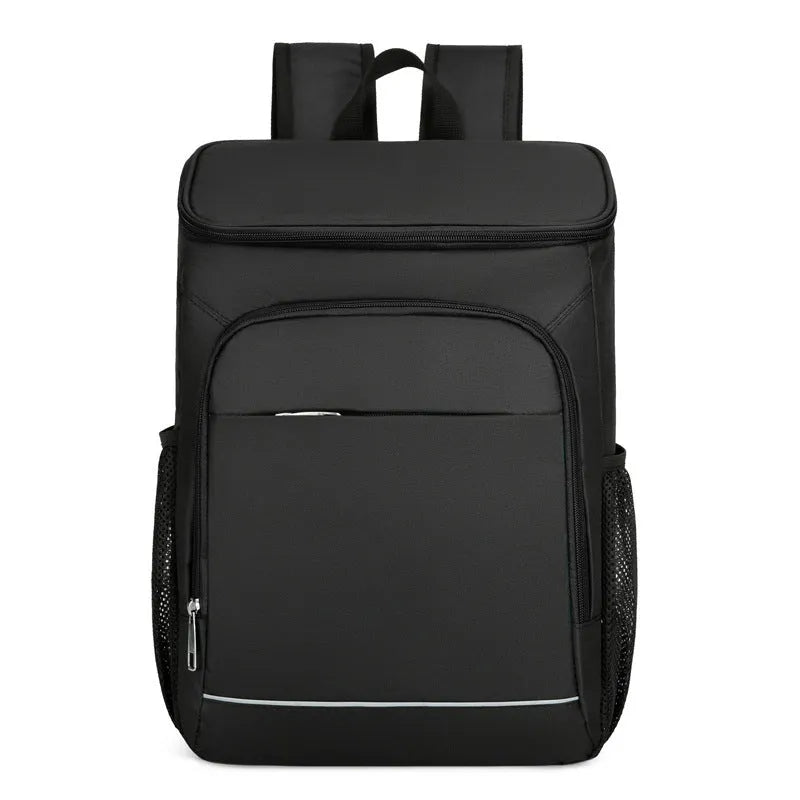Large capacity outdoor backpack with thermal insulation compartments available in multiple colour combinations