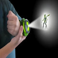 Ben 10 Omnitrix style kids projector watch made of PVC on a child's wrist