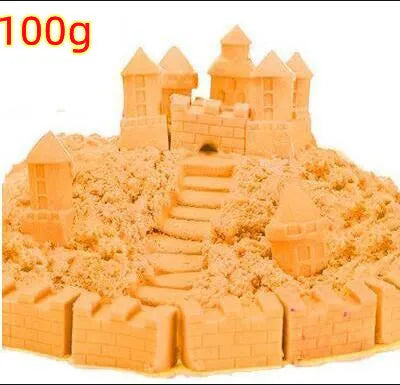 Kinetic Sand Space Colored Sand in blue colour in a plastic bag pack, non-toxic sea sand educational toy