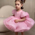 Pink princess tulle tutu dress for girls suitable heights 80-150cm polyester fabric