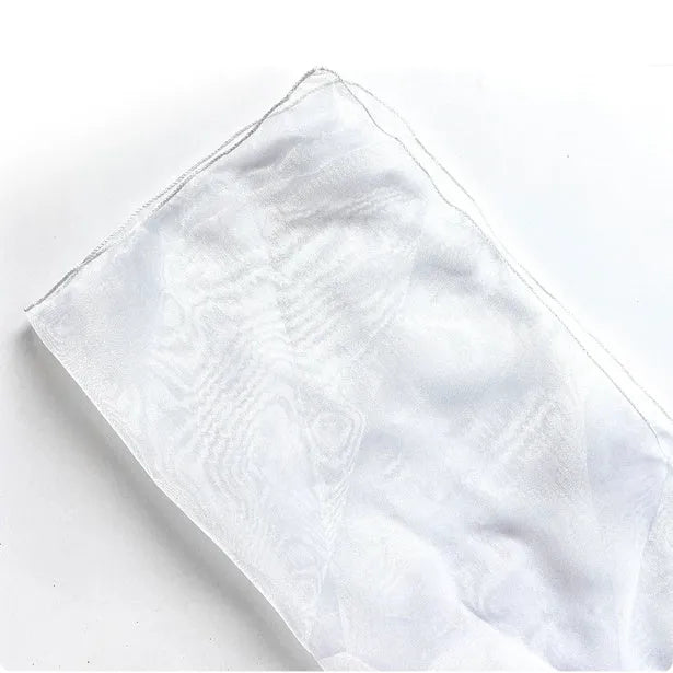 Silk arabesquitic fabric flower bouquet bag measuring 60x60cm in multiple colour options