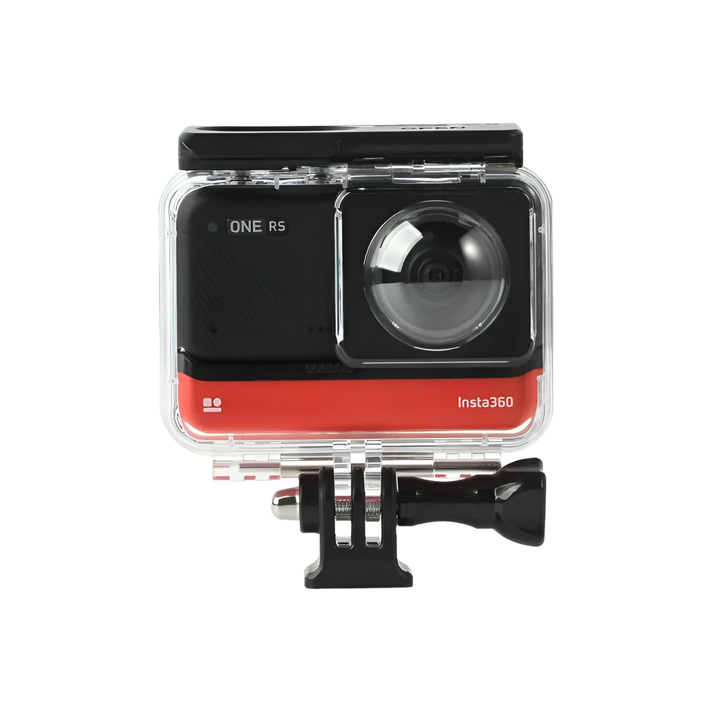 Transparent Insta360 One RS Panoramic waterproof housing case for underwater photography