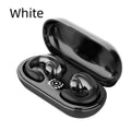 Wireless Bluetooth sports headphones with ear clip design in multiple colour options.
