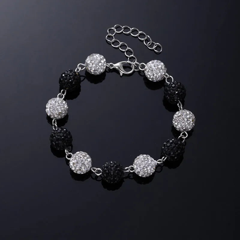 Alloy hip hop waist chain with diamond ball zipper detail, 115cm length, black colour option on display
