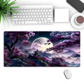 Large 400x900mm gaming mouse pad with precision lock edge and non-slip rubber base