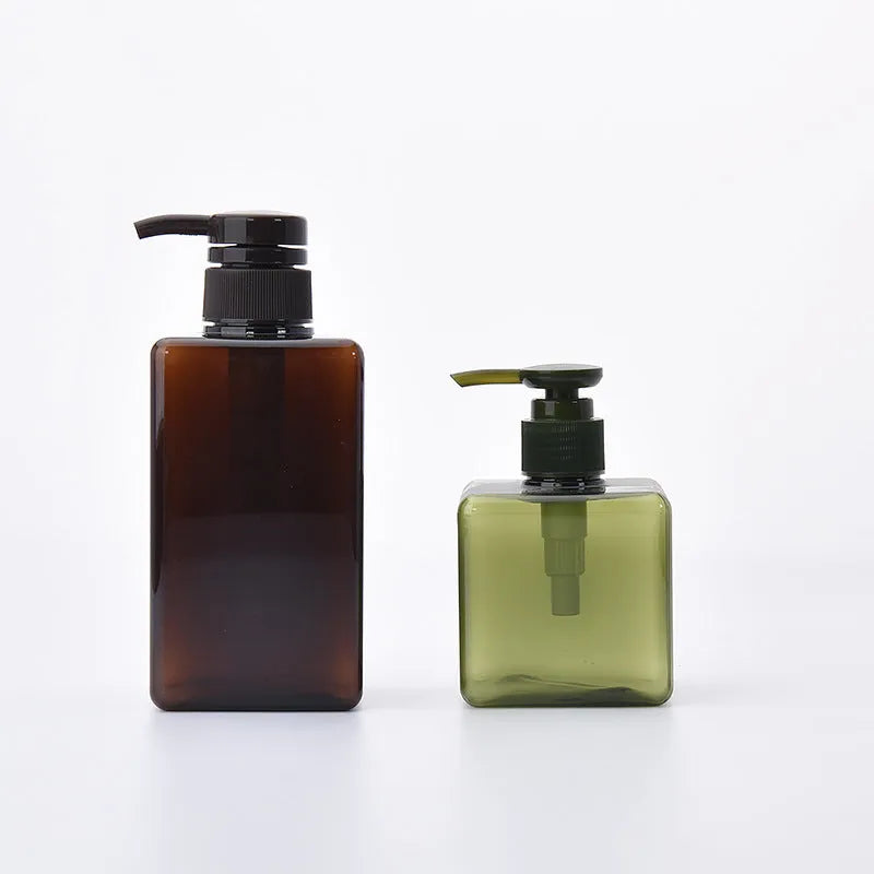 Plastic replacement bottle for lotion hand sanitiser shampoo in multiple sizes and colours
