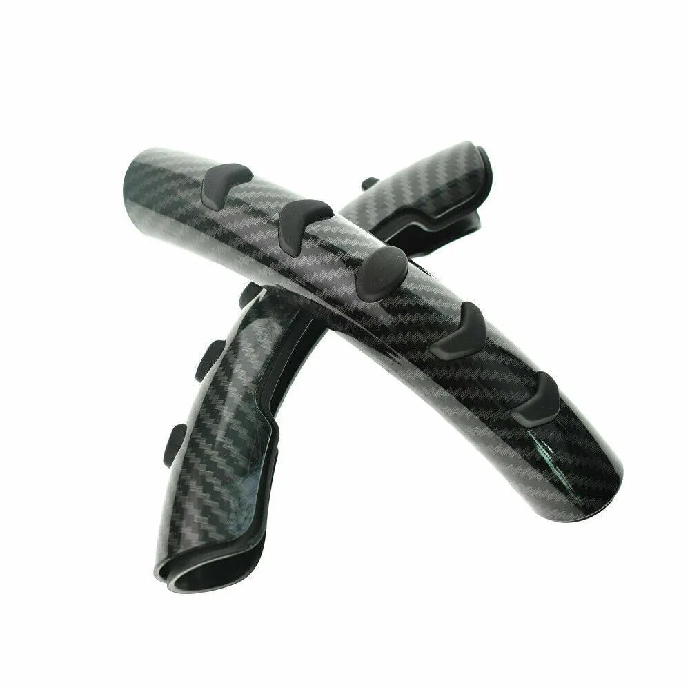 Carbon fibre black steering wheel anti-slip sleeve for 38cm diameter wheels