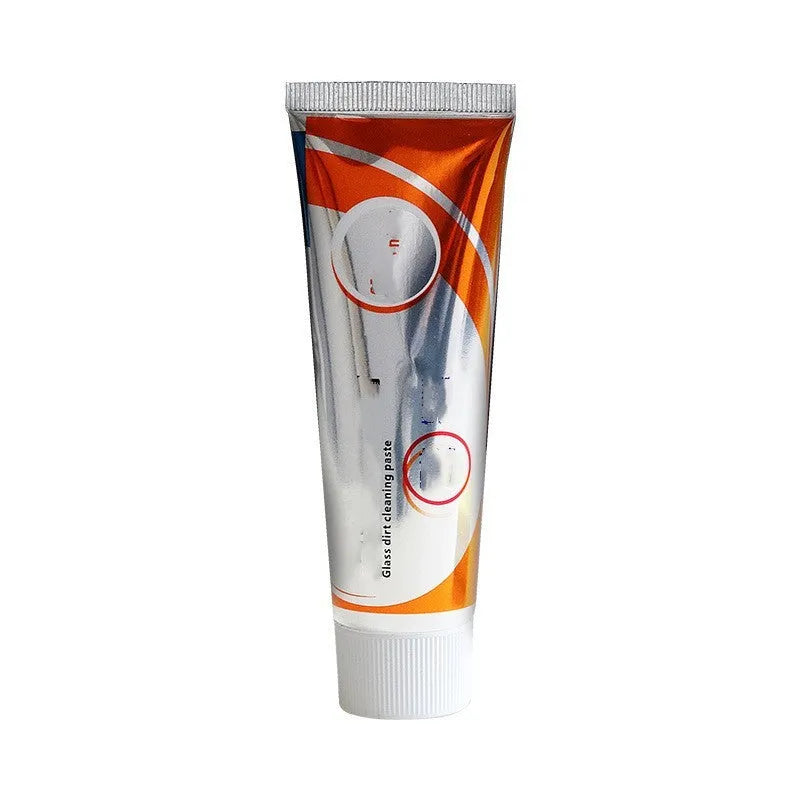 White 65ml car windshield cleaning paste bottle for descaling and oil stain removal
