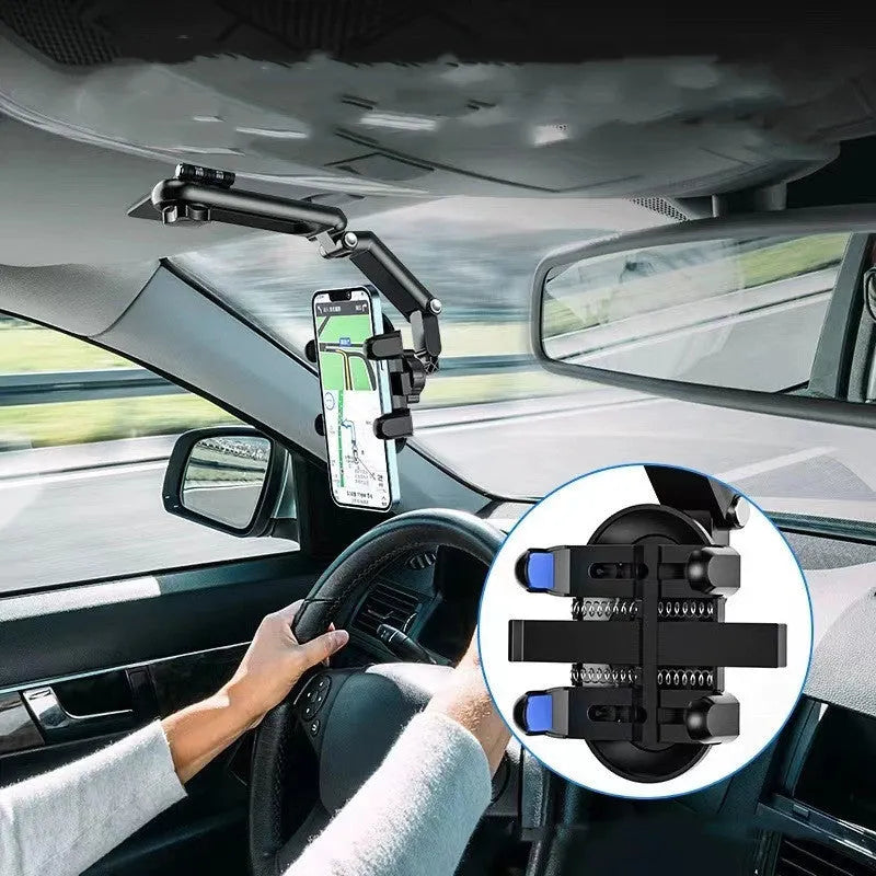 Car rear seat sun visor with buckle attachment in black or green colour.