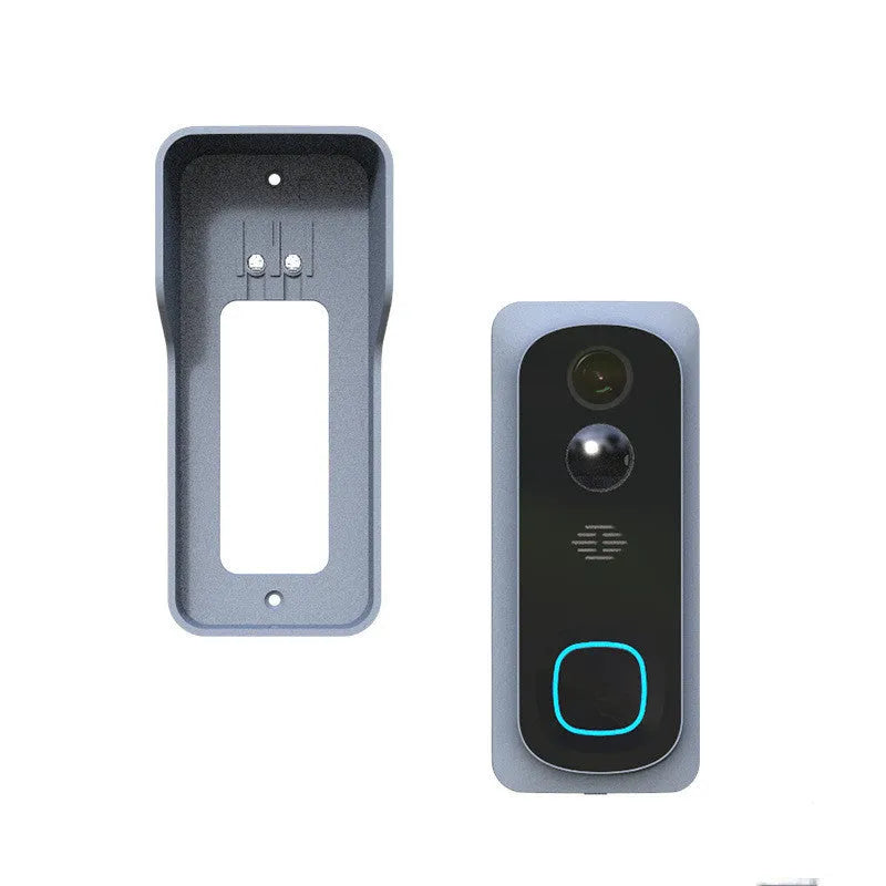 RSH-C600 smart WiFi doorbell camera in grey with HD video and USB 5V power
