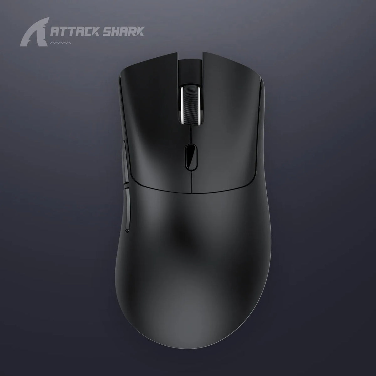 Attack Shark wireless Bluetooth mouse in black, white, and red colours