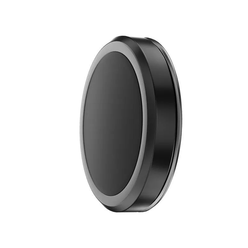 Obsidian black alloy magnetic phone holder with centripetal force design and included magnetic disks