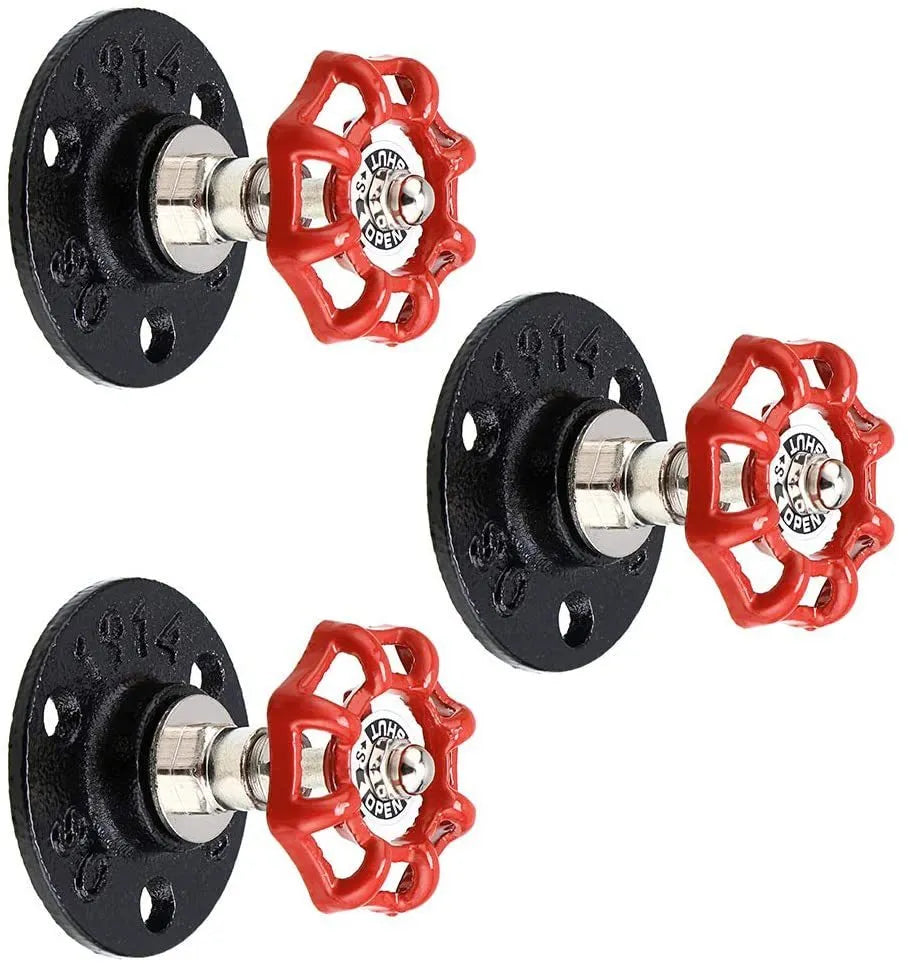 Modern industrial style metal towel hook with water pipe design for wall mounting