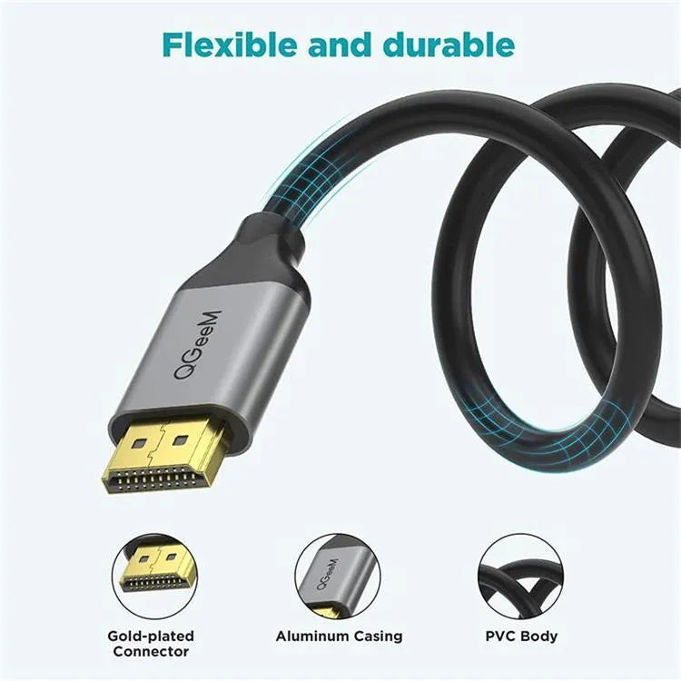 Gold-plated HDMI cable for TV Blu-ray projector with copper wire core, available in multiple lengths
