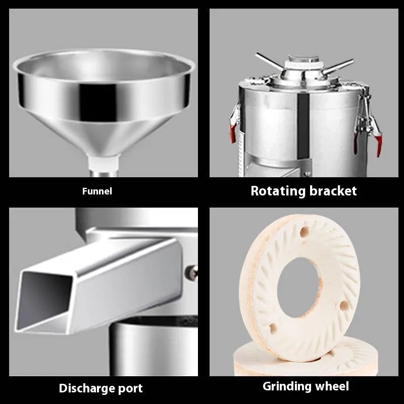 Stainless steel electric sesame paste grinding machine for home kitchens