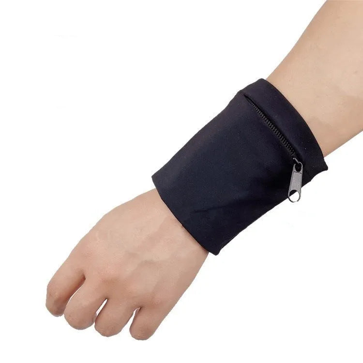 Wrist bag armband sleeve for mobile phone, shown with dimensions 10cm by 10.5cm.