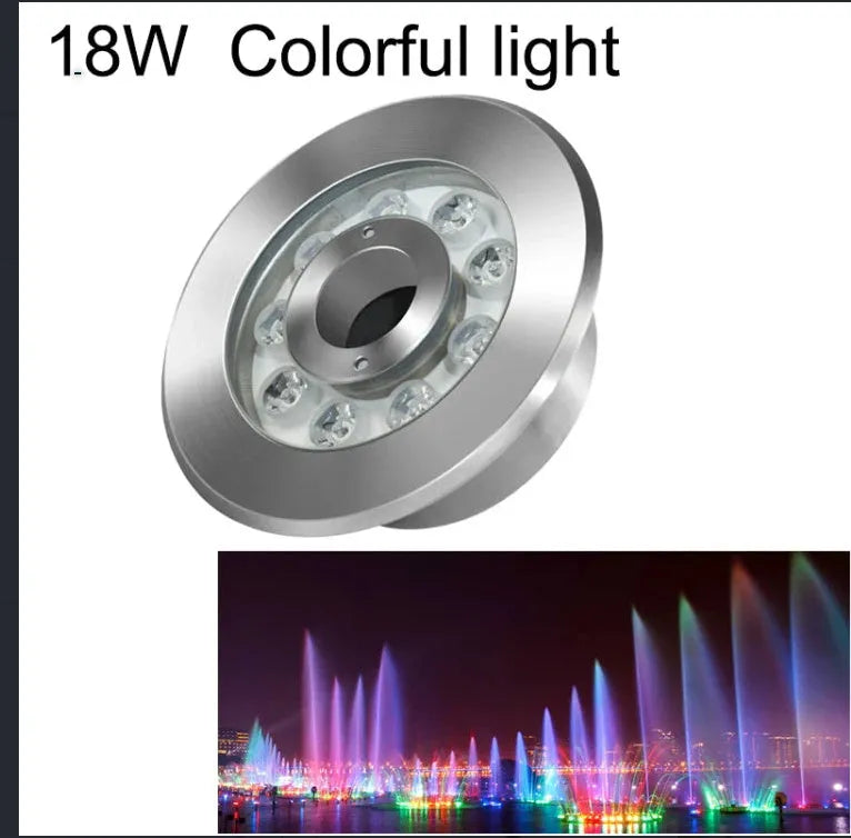 Aluminium alloy waterproof garden lamp for outdoor courtyard and square lighting with RGB and white light options
