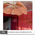 Bohemian style cloth-craft hanging chandelier lamp in a choice of colours and diameters.