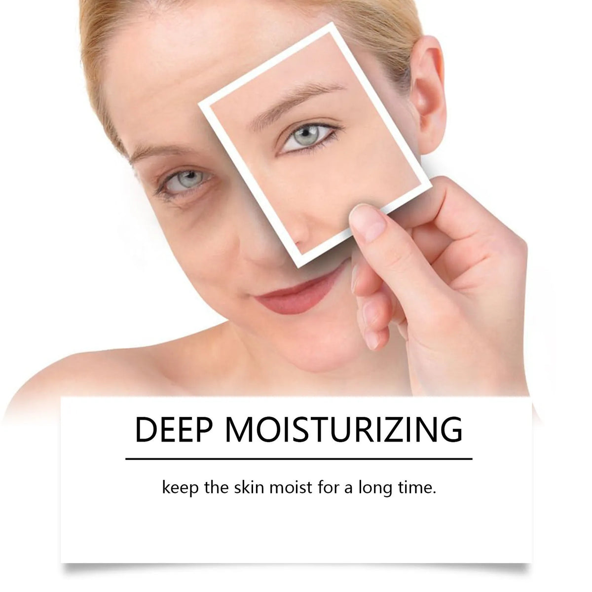 10ML moisturizing eye and neck cream pack with hyaluronic acid, product size 9.5x6cm