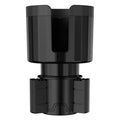 Matte black adjustable car cup holder expander for large bottles and fast food cups