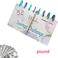 A5 reusable loose-leaf binder album set in plastic, 248 x 185mm, for cards, coupons and notes