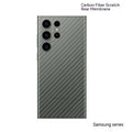 Anti scratch carbon fibre rear film for Samsung Galaxy phone, PVC matte anti fingerprint protector