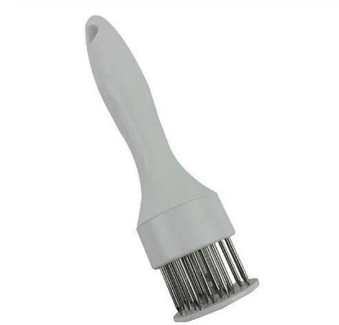 Pine meat needle tenderiser for steak in white or black colour option, handheld reusable kitchen tool