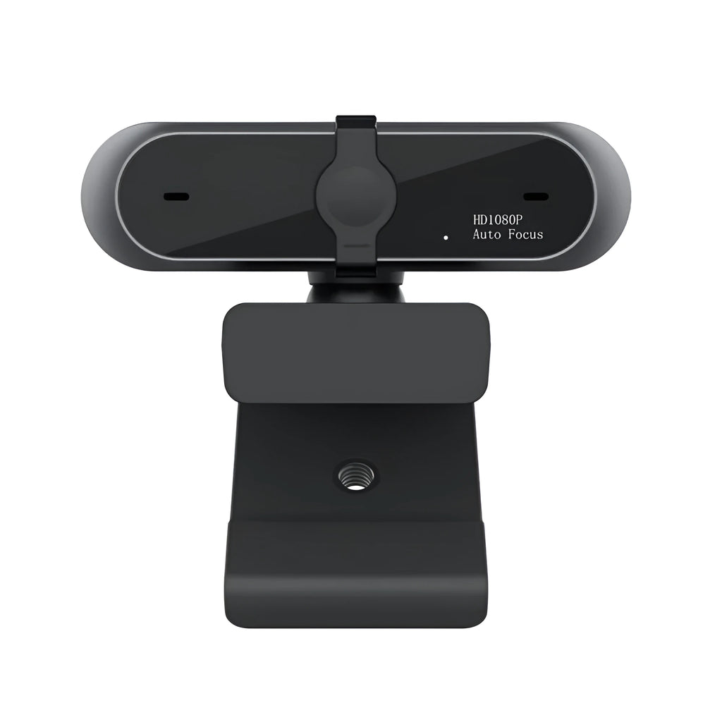 1080P black conference video webcam with 2MP USB 2.0 3.0 sensor for computer video calls
