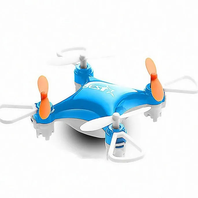 Home Portable Puzzle Mini Quadcopter Drone Toy in black with barometric altitude hold