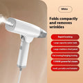 Handheld garment steamer and steam iron in blue or white with 1300W power and 85ml tank