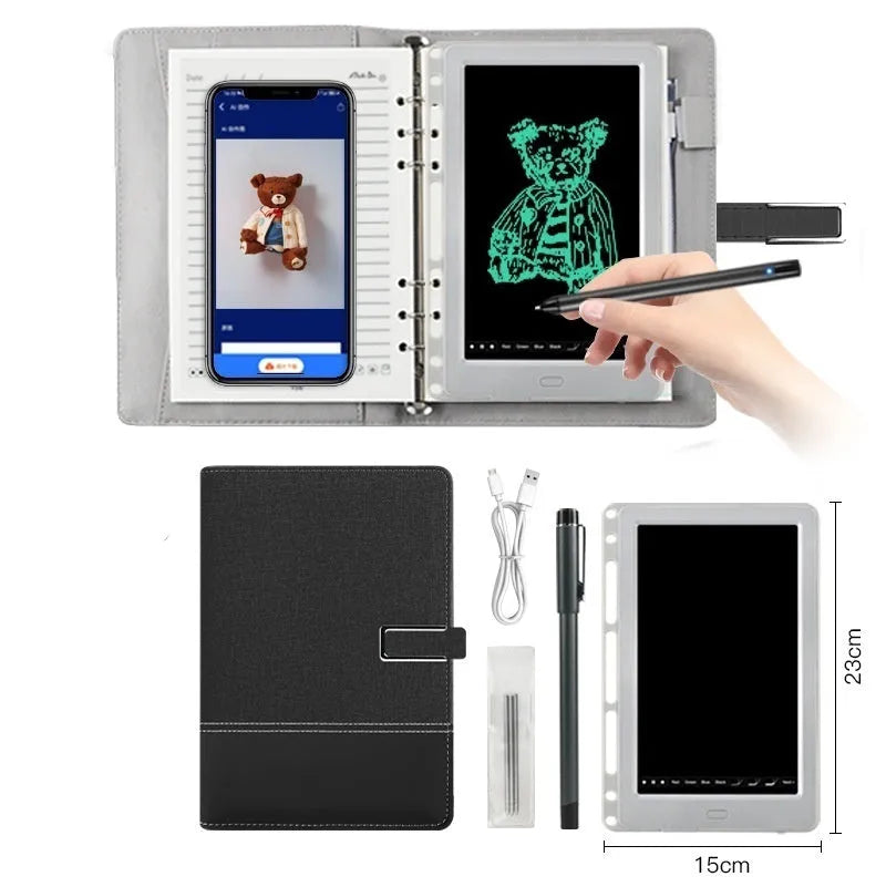 85-inch electronic writing pad with stitching appearance design and smart pen for digital presentations