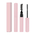 Eyebrow shaping brush and glue set with one brush application for natural eyebrow styling
