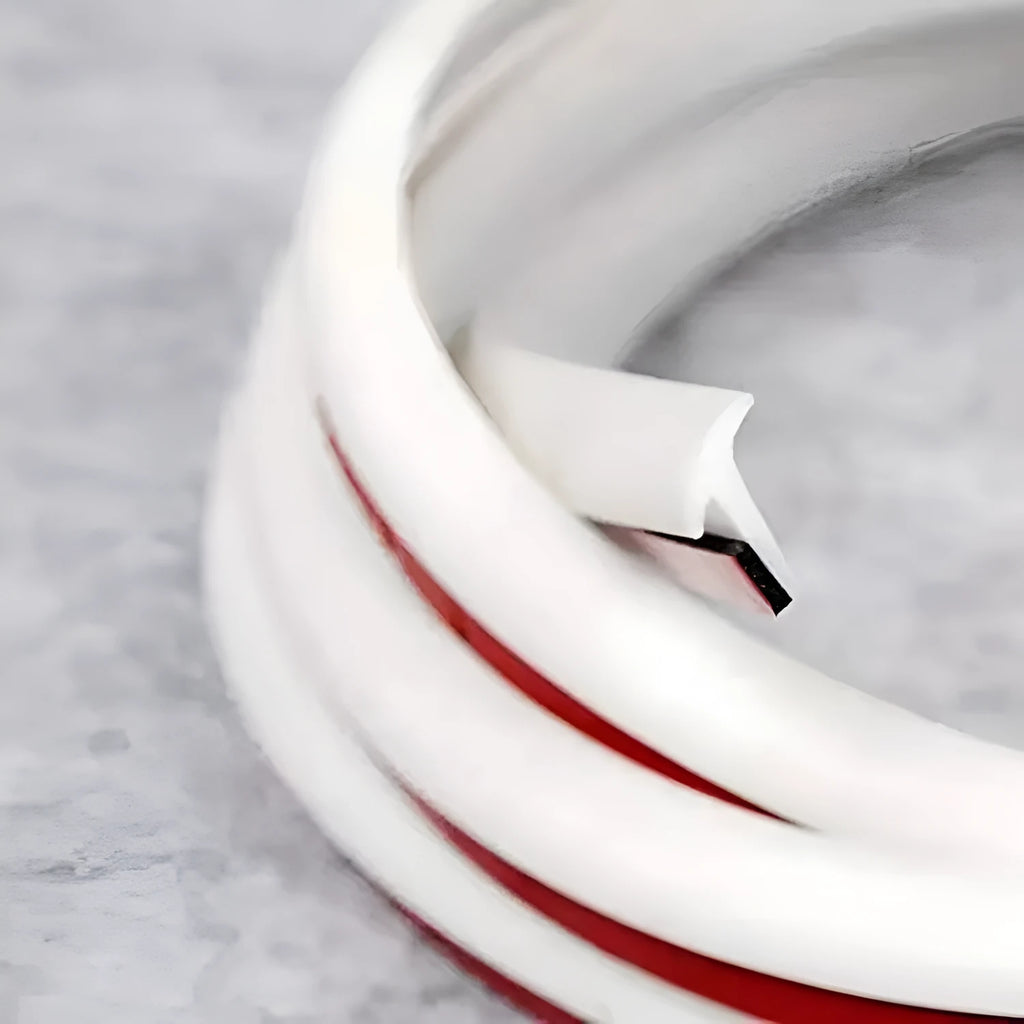 Black TPE rubber bar gap filler seal strip for car bumper and door applications