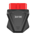 Car diagnostic tester with OBD2 connector to clear engine fault lights, 64.5x49x24mm, on white background